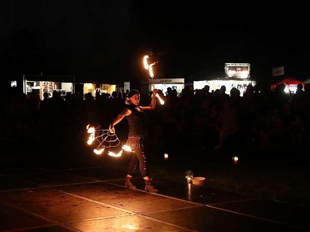 Bunte und frhliche Abende mit Knalleffekt gab es fr die Besucher des Festivals 