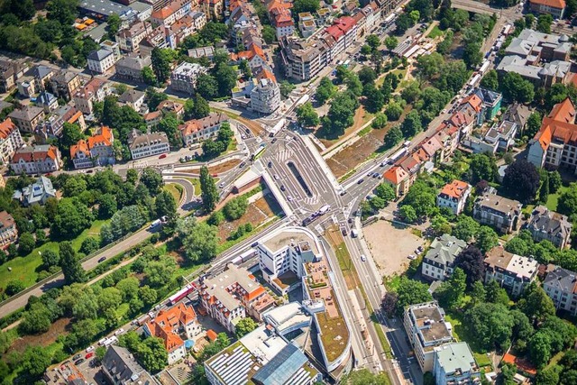 Nahe der Kronenbrcke, auf Hhe von Fa... des geplanten Stadttunnels entstehen.  | Foto: Nils Theurer