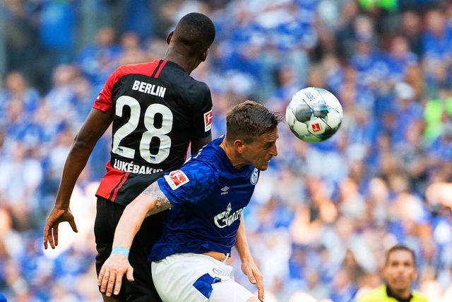 Berlin verliert mit 0:3 gegen den FC Schalke 04.  | Foto: Federico Gambarini (dpa)