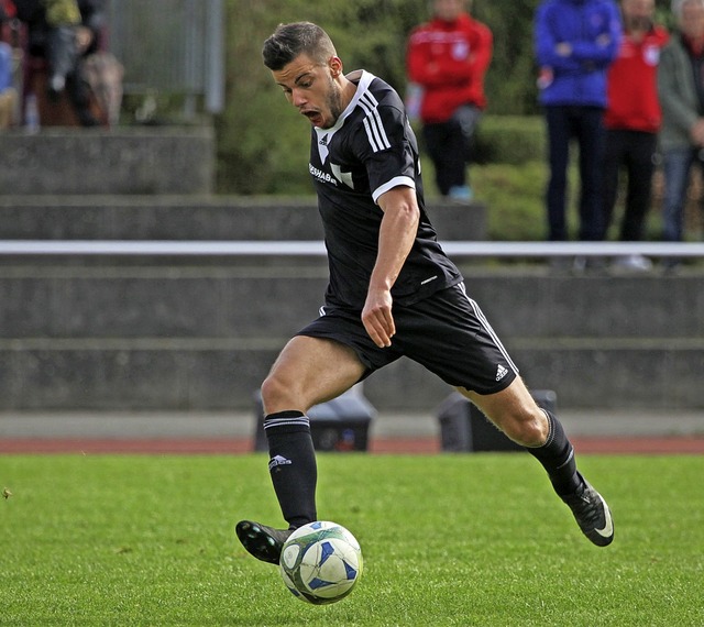 Sorgte mit 47 Treffern in der Bezirksliga  fr Aufmerksamkeit: Sandro Knab.   | Foto: Matthias Konzok