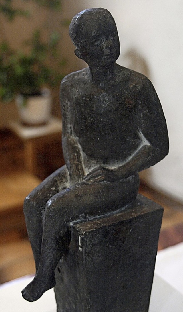 Anna Klle brachte eine Skulptur mit zur Matine nach Segeten.  | Foto: Karin Stckl-Steinebrunner