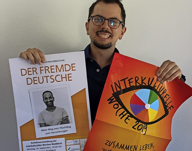 Mario Frick, Integrationsbeauftragt  d...kulturellen Wochen 2019 in Waldkirch.   | Foto: Bernd Fackler