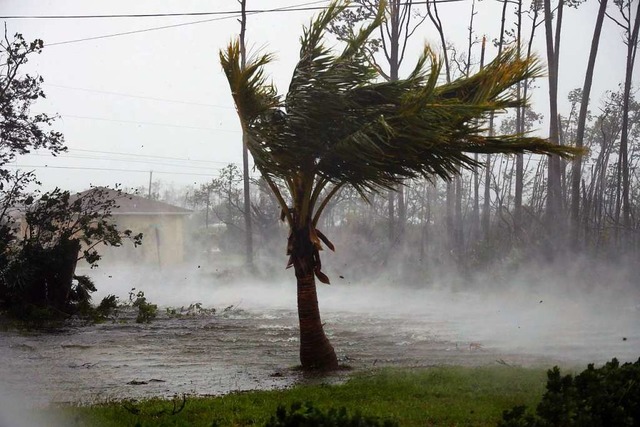 Hurrikan Dorian auf den Bahamas  | Foto: Tim Aylen (dpa)