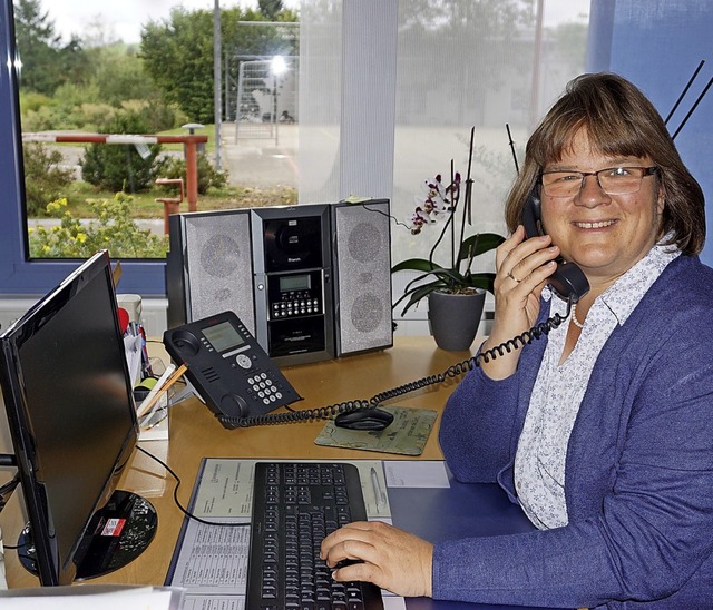 Rektorin Rotraut Neubauer leitet seit ...r sind nun so gut wie  abgeschlossen.   | Foto: Werner Steinhart