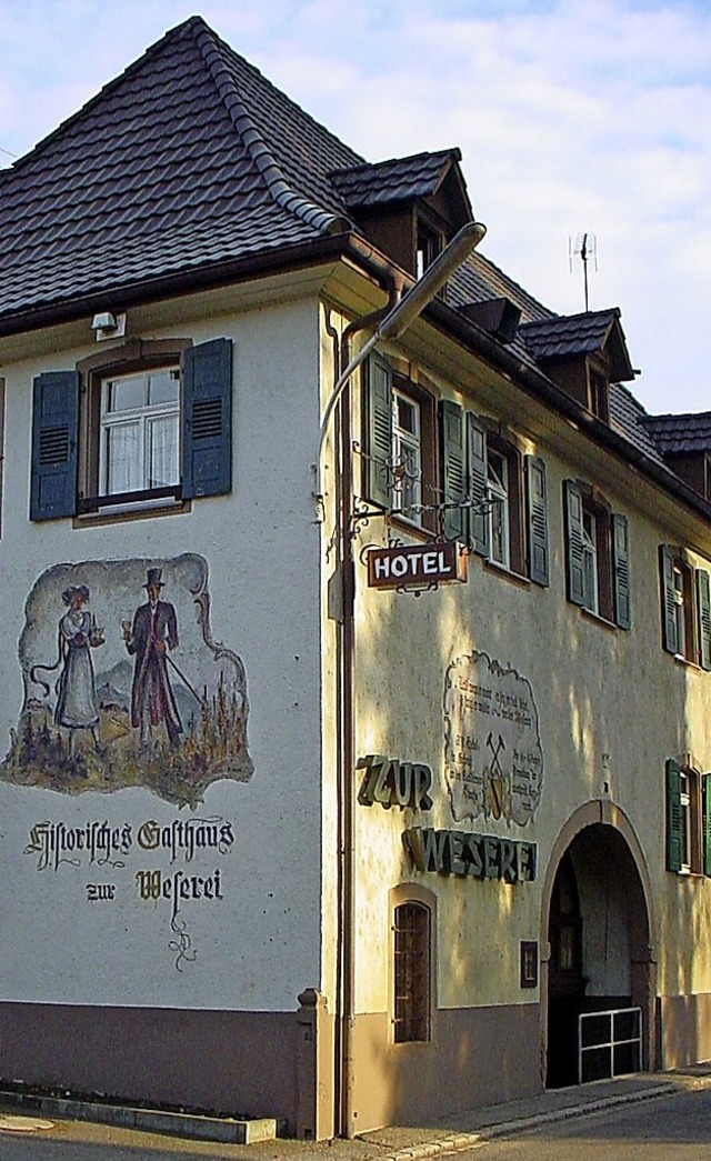 Das historische Gasthaus &#8222;Zur We...chliet Mitte November seine Pforten.   | Foto: Michael Raab