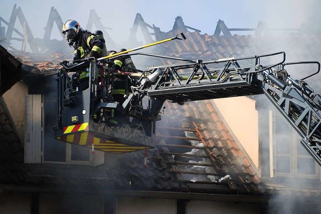 Bei dem Brand in Schiltigheim kam ein Kind ums Leben.  | Foto: FREDERICK FLORIN (AFP)