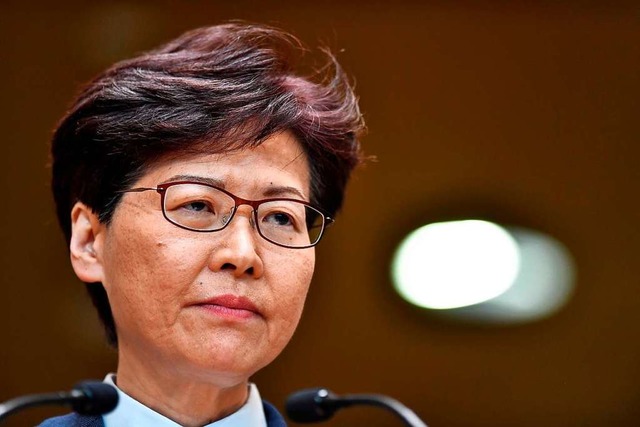 Carrie Lam  | Foto: ANTHONY WALLACE (AFP)