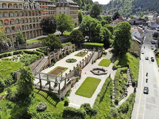 Blick auf den Sanagarten in St. Blasien  | Foto: Frderverein Sanagarten e.V