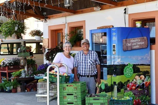 Bei einem Hofladen in Waltershofen kann man rund um die Uhr Obst und Gemüse kaufen