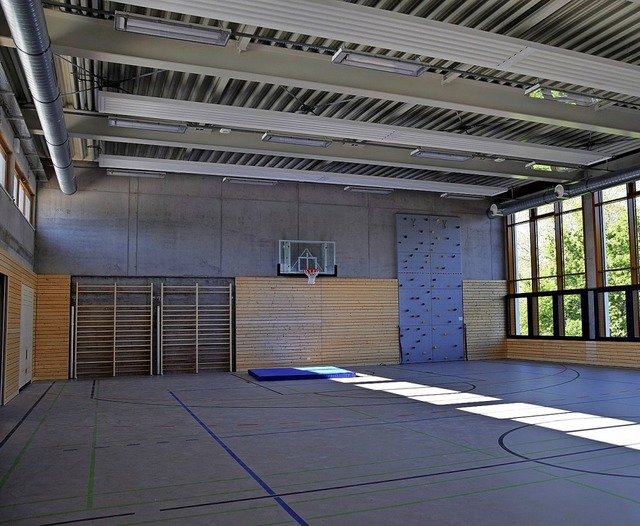 Die neue Sporthalle der Gemeinschaftsschule wurde im Mai eingeweiht.  | Foto: Hildegard Siebold