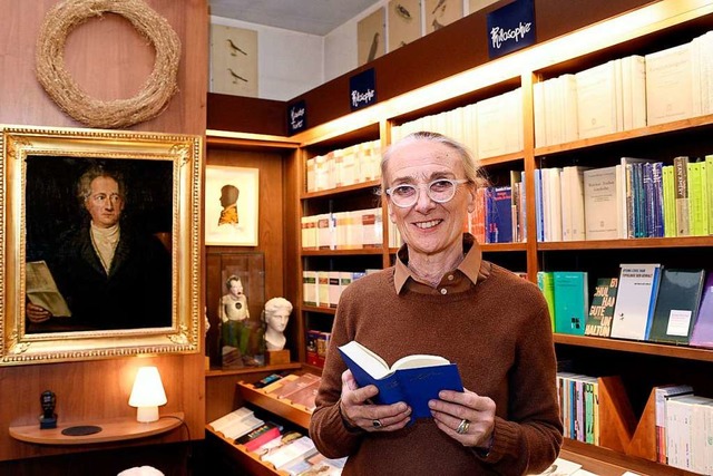 Susanne Bader schliet ihre Buchhandlung zum Wetzstein Zum Ende des Jahres.  | Foto: Thomas Kunz