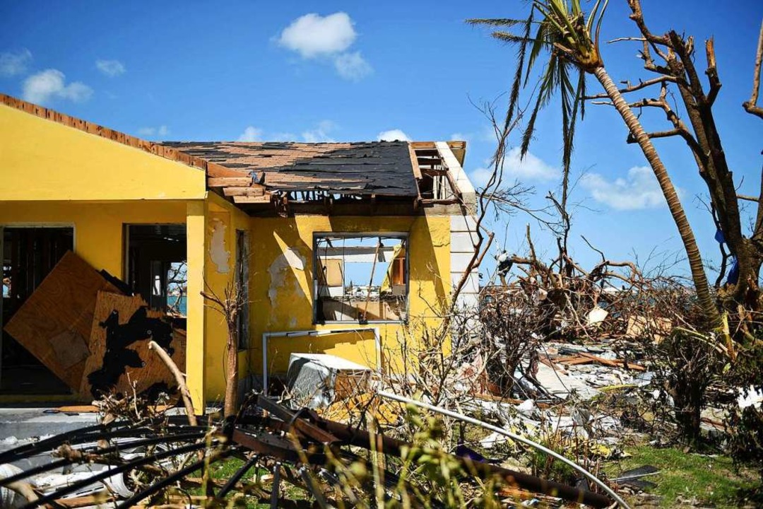 Der Hurrikan Dorian hat die Bahamas verheerend getroffen.  | Foto: BRENDAN SMIALOWSKI (AFP)