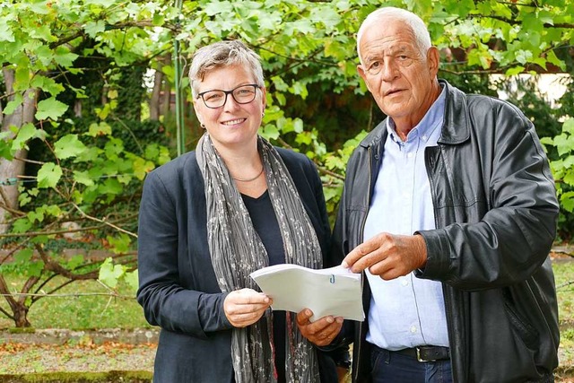 Anja Hanke und Rainer Stickelberger kritisieren das Land.  | Foto: Michael Baas