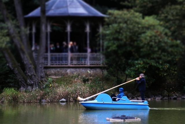 Freiburger Klangparcours: Mit dem Alphorn auf dem Waldsee