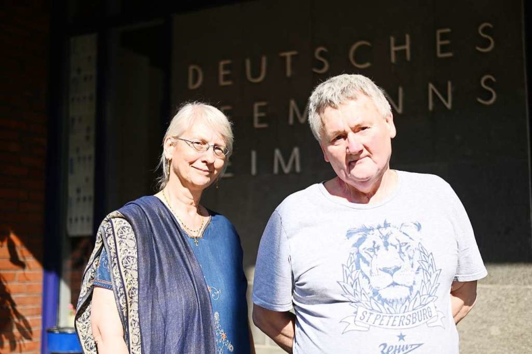 Geschäftsführerin Susanne Hergoss und Heinz Bugenhagen  | Foto: Jonas Hirt