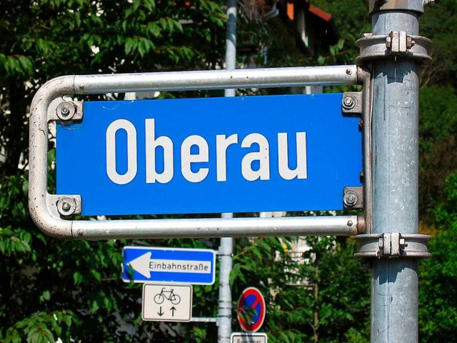 Eine Strae mitten im Quartier und der Stadtteil heien gleich: Oberau.   | Foto: Arnd Henke