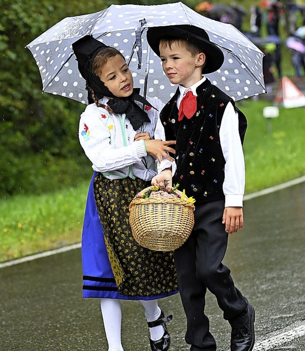 Der Regen kann ihnen nichts anhaben.  | Foto: Wolfgang Scheu