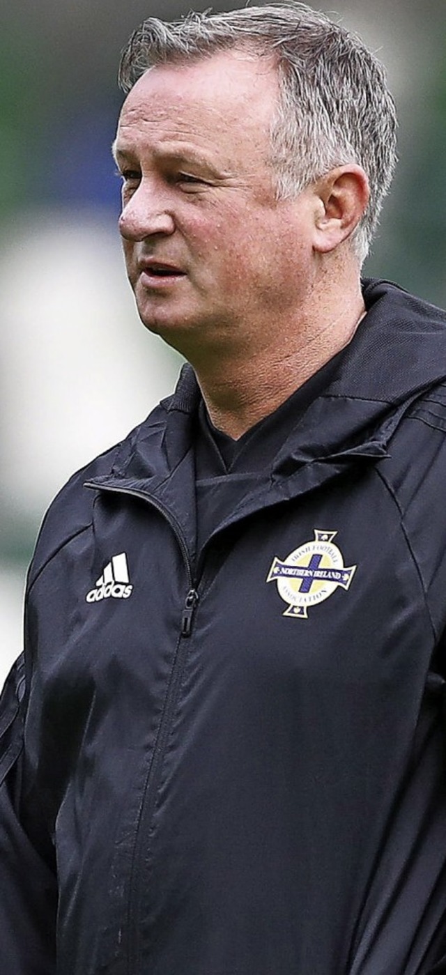 Der nordirische Coach Michael O&#8217;Neill  | Foto: Christian Charisius (dpa)