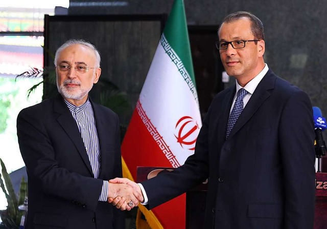 Der Leiter der iranischen Atomenergieb...omenergiebehrde (IAEA), Cornel Feruta  | Foto: HO (AFP)