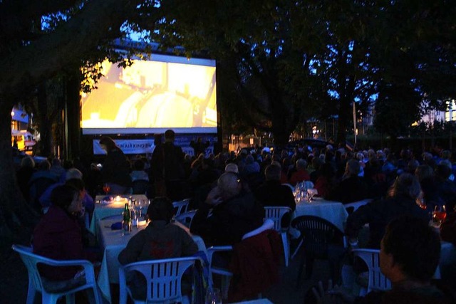 Drei Tage Open-Air-Kino im Schopfheimer Stadtpark.  | Foto: Monika Weber