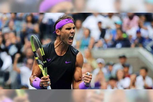 Rafael Nadal gewinnt Fünfsatzkrimi in New York gegen starken Medwedew