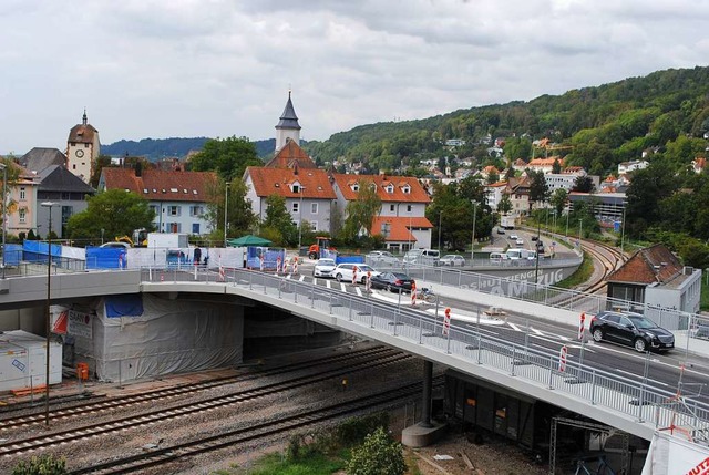 Die Kolpingbrcke in Waldshut kann sei... in beiden Richtungen befahren werden.  | Foto: Schlichter, Juliane