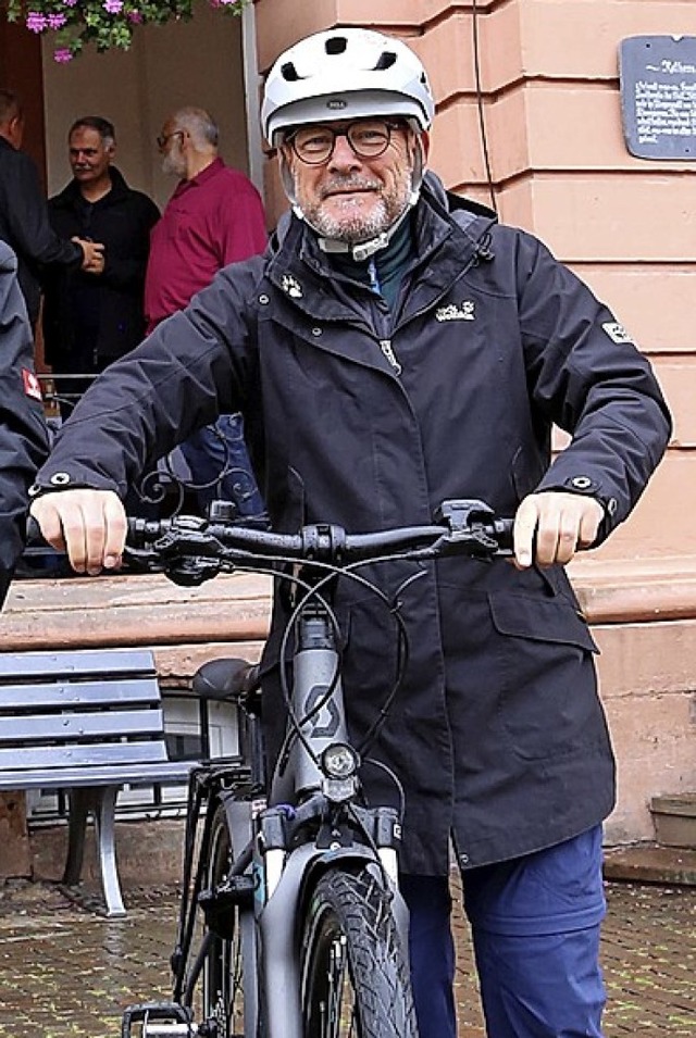 Minister Winfried Hermann auf Ortenau-Tour.   | Foto: Ortenaukreis