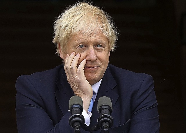 Welches Ziel verfolgt Boris Johnson? D... weiten Teilen des Landes Rtselraten.  | Foto: LORRAINE O'SULLIVAN (AFP)