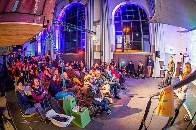Volle Lokhalle bei der Social Innovation Night im Februar 2019  | Foto: Nils Theurer