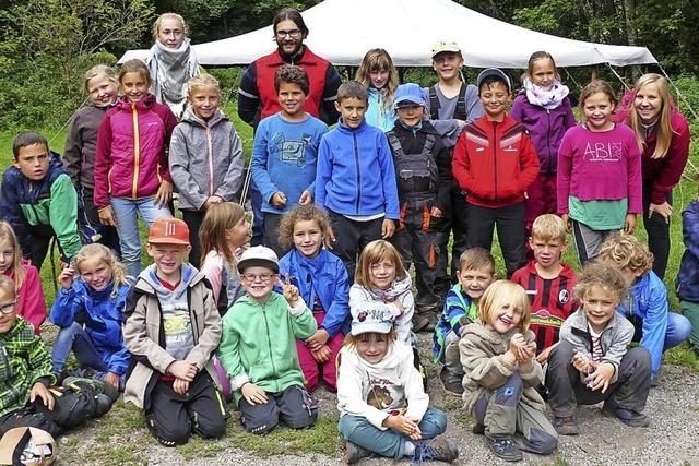 Die Jugend ist der Natur auf der Spur