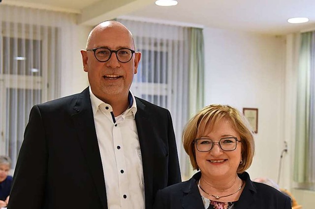 Frank-Michael Littwin und Sabine Hartmann-Mller  | Foto: Martin Eckert