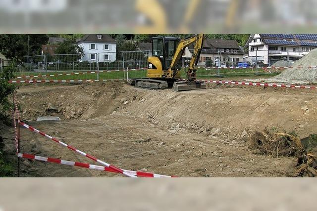 Eine Baustelle an der nchsten