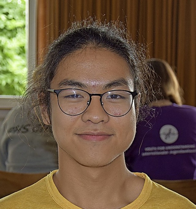 Phirun Koy (16), aus Mannheim: &#8222;...e Familie war aber umso besser.&#8220;  | Foto: Nora Bulla