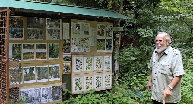 Das Arboretum von Wolfgang Kolloff   i... rund um den Wald und seine Bewohner.   | Foto: Christa Maier
