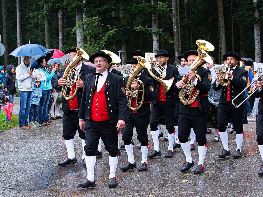 Gute Stimmung – ob in der Halle bei Musik, Party und Tanz oder drauen beim Umzug – herrschte beim Rossfest in St. Mrgen.