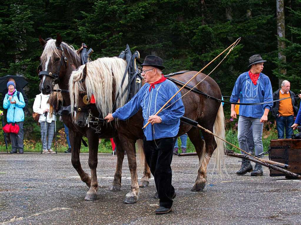 Gute Stimmung – ob in der Halle bei Musik, Party und Tanz oder drauen beim Umzug – herrschte beim Rossfest in St. Mrgen.