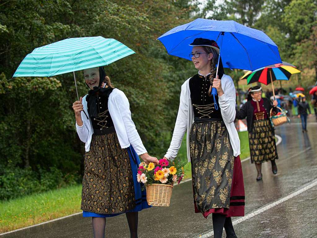 Gute Stimmung – ob in der Halle bei Musik, Party und Tanz oder drauen beim Umzug – herrschte beim Rossfest in St. Mrgen.