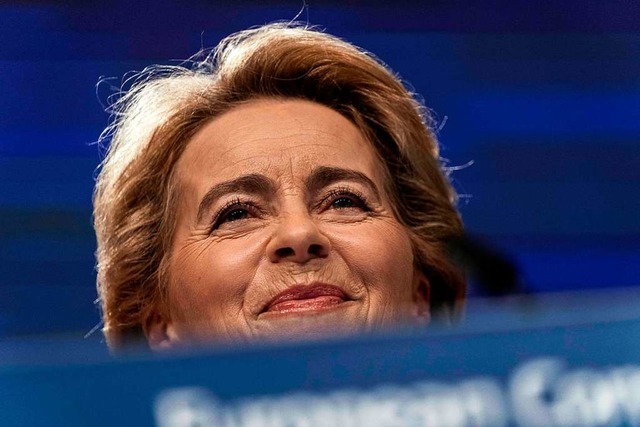 Ursula von der Leyen, die knftige EU-Kommissionsprsidentin  | Foto: KENZO TRIBOUILLARD (AFP)