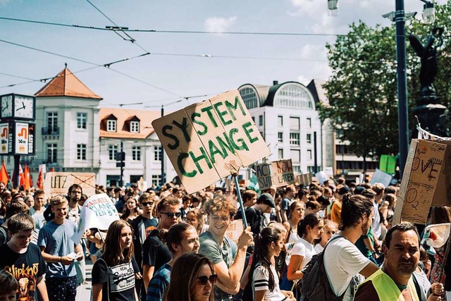Der letzte Streik von Fridays for Future in Freiburg fand am 19. Juli statt.  | Foto: Stefan Hipp