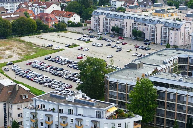 Rund 400 ffentliche Parkpltze fallen nchste Woche auf dem Conrad-Areal weg.  | Foto: Sabine Ehrentreich