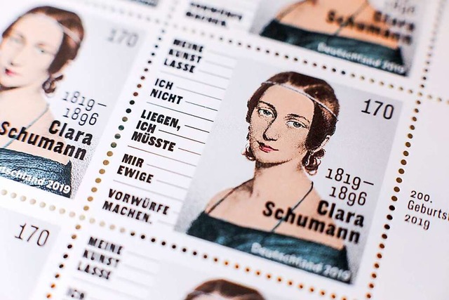 Zu   Clara Schumanns 200. Geburtstag h...n wurde am 13. September 1819 geboren.  | Foto: Jan Woitas (dpa)