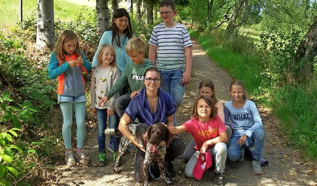 Viel Freude mit Hunden gab&#8217;s fr...erienaktion vom Elzacher Pfotentreff.   | Foto: Stadt Elzach