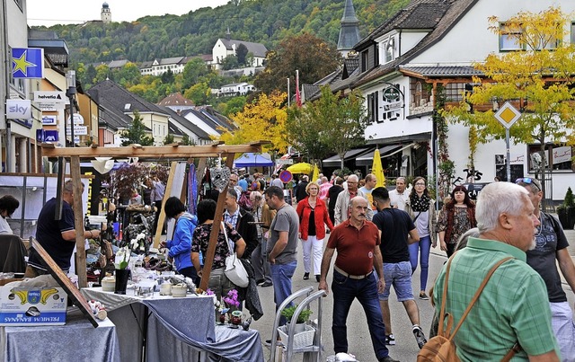 Der &#8222;Sthlinger Herbst&#8220;, h...dem Jahr 2017, ist immer gut besucht.   | Foto: Dietmar Noeske