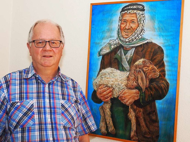 Zu den Hobbys von Pfarrer Anton Frank ... seiner Zeit als Student in Jerusalem.  | Foto: Boris Burkhardt