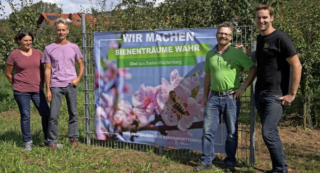 Sie wollen ber die Folgen des Volksbe...l Frhlin, Rainer und Heike Nubaumer.  | Foto: Volker Mnch