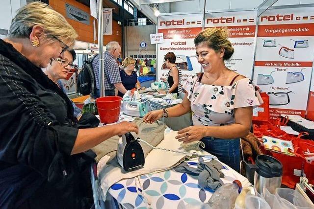 Auf der Badenmesse gibt es nur das Beste vom Besten – wenn man den Verkufern glaubt