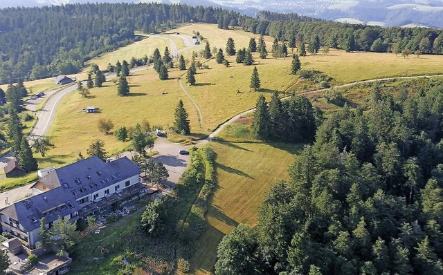 Blick von oben auf den Kandel, hier noch mit dem Hotel.   | Foto: Grzegorz Sredniawa