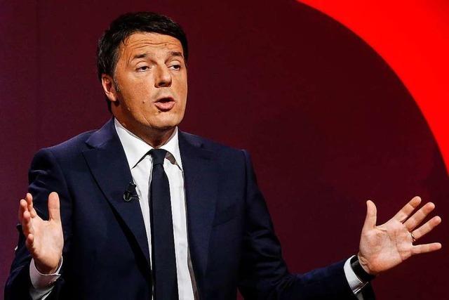 Italiens Ex-Premierminister Renzi verlässt die Sozialdemokraten