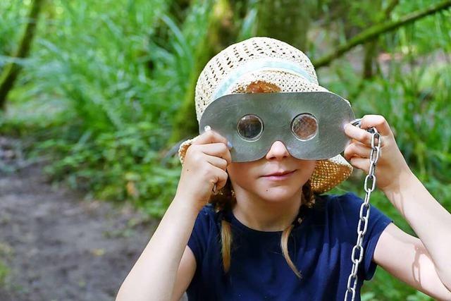 Auf dem Wasserpfad im Sulzbachtal werden Kinder zu Naturforschern