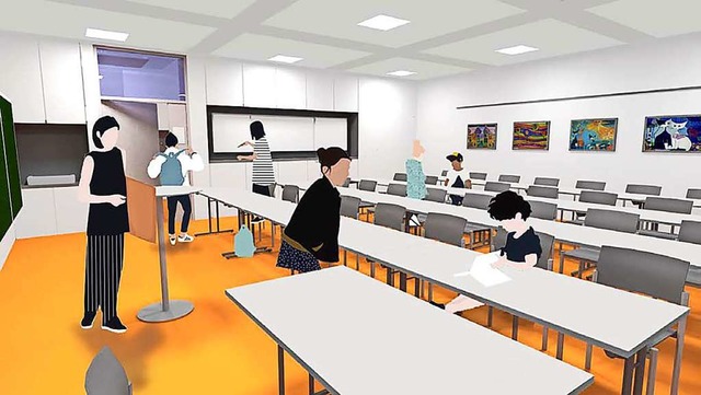 70 Schulrume werden   neu gestaltet, zustzliche Klassenzimmer geschaffen.  | Foto: Bro Preiser